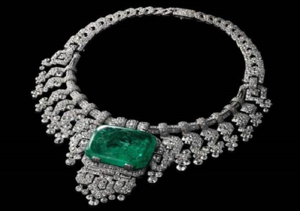 گردنبند Diamond and Emerald